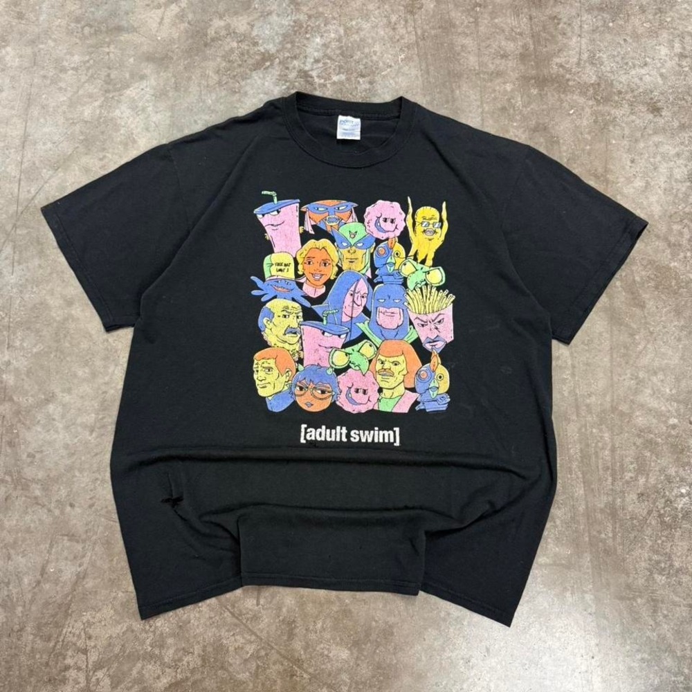 Y2K Adult Swim x Carl's Jr. Exclusive Collab Graphic Tee Size L